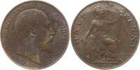 Großbritannien, Königreich 1/2 Penny Edward VII., 1901 - 1910 -