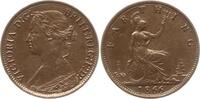 Großbritannien Farthing (1/4 Penny) Victoria, 1837 - 1901 -