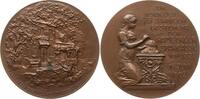 Hamburg, Stadt Bronzemedaille v. Langa u. Düyffcke, a.d. 75-jährige Bestehen der Hamburger Sparkasse -