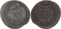 RDR, Haus Habsburg 6 Kreuzer 1680 Leopold I., 1657 - 1705, Wien VF mit feiner Patina, kl. ZE