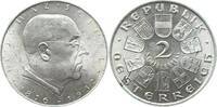 Österreich 2 Schilling 1932 Dr. Ignaz Seipel UNC-, kl. Stempelfehler, min. Grünfärbung am Rand