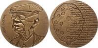 Frankreich, Stadt Paris Große Bronzemedaille v. L. Schäfer, a.d. Pionier der Elektrophysiologie Jacques Arsène d'Arsonval -