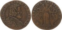 Spanische Niederlande, Brabant Rechenpfenning (Cu - Jeton) Philipp IV., 1621 - 1665, Antwerpen, a.d. Einnahme von Dünkirchen und Barcelona -