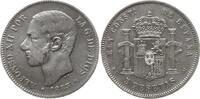 Spanien, Königreich 5 Pesetas Alfonso XII., 1874 - 1885, Madrid -