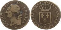 Frankreich, Königreich 1 Sol Louis XVI., 1774 - 1793, Metz, 2e sem. -