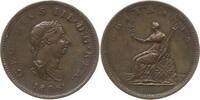 Großbritannien 1/2 Penny George III., 1760 - 1820 -