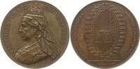 Großbritannien, Königreich Bronzemedaille (filled) Victoria, 1837 - 1901, v. Henry Grueber, a.d. Gigantic Wheel in Blackpool -