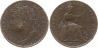 Großbritannien Farthing (1/4 Penny) George IV., 1820 - 1830 -