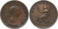 Großbritannien 1/2 Penny George III., 1760 - 1820 -