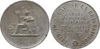 Frankreich Medaille Type du sceau de la République adopté pour les timbres et cachets des notaires -