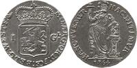 Niederlande - Westfriesland 1 Gulden 1764 aEF, kl. Stempelfehler