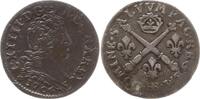 Frankreich, Königreich 5 Sols aux insignes 1704 BB Louis XIV., 1643 - 1715, Straßburg VF, kl. Druckstelle