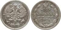 Russland 10 Kopeken Nikolaus II., 1894 - 1917, St. Petersburg -
