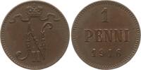 Finnland 1 Penni Nikolaus II., 1894 - 1917 -