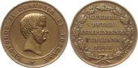 Italien - Toskana, Stadt Florenz Bronzemedaille Leopold II., v. Habsburg, 1824-1848, 1849-1859, Guerra d'Indipendenza Italiana -