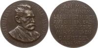 Halle an der Saale, Stadt Bronzemedaille a.d. Kirchenhistoriker u. Rektor der Univ. Halle, Friedrich Loofs, 1888 -1928 -