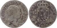 Bayern, Königreich 6 Kreuzer Maximilian I. Joseph, 1806 - 1825, 1. Königswappen -