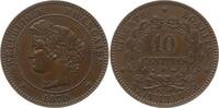 Frankreich, Gouvernement de Défense Nationale 10 Centimes Paris, A moyen -