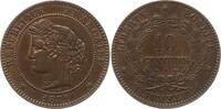 Frankreich, Gouvernement de Défense Nationale 10 Centimes Paris, A moyen -