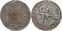 Braunschweig-Wolfenbüttel Reichstaler (Hausknechtstaler) August der Jüngere, 1635 - 1666, Zellerfeld, Rand rundum fein bearbeitet -