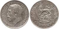 Großbritannien, Königreich 6 Pence George V., 1910 - 1936 -