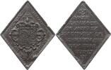 Sachsen-Coburg-Eisenach Zinnguss - Klippe Johann Casimir und Johann Ernst, 1572 - 1633, auf das Coburger Schießen -