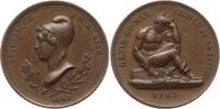Frankreich, 2. Republik Bronzemedaille Feburar-Revolution, Herkules sitzt n.r., Genie du Mal Vaincu 23-24 Fevrier -