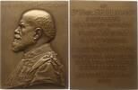 Frankreich, 3. Republik, Stadt Nancy Große Bronzeplakette v. Prudhomme, a.d. Mediziner u. Physiologen, Professor Paul Spillmann, 1844-1914 -