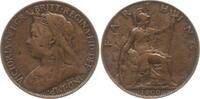 Großbritannien Farthing (1/4 Penny) Victoria, 1837 - 1901 -