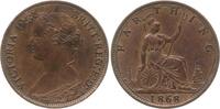 Großbritannien Farthing (1/4 Penny) Victoria, 1837 - 1901 -