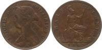 Großbritannien 1/2 Penny Victoria, 1837 - 1901 -