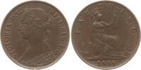 Großbritannien Farthing (1/4 Penny) Victoria, 1837 - 1901 -