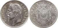 Frankreich, Kaiserreich 2 Francs 1868 A Napoleon III., 1852 - 1870, Paris aEF