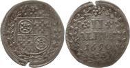 Mainz, Erzbistum 2 Albus 1690 AD Anselm Franz von Ingelheim, 1679 - 1695, Mainz VF, kl. SF am Rand, Walzenprägung