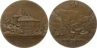 Österreich, Salzkammergut, Hallstadt Bronzemedaille Franz Joseph I., 1848 - 1916, v. Placht, 600 Jahre Salzbergwerk in Hallstadt -