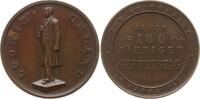 Königreich Württemberg, Stadt Tübingen Bronzemedaille v. Mayer und Wilhelm, Stuttgart, a.d. 100. Geb. von Ludwig Uhland, 1787 - 1862 -