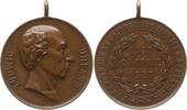 Königreich Württemberg, Stadt Tübingen Tragbare Bronzemedaille v. G.F. Schiller, Stuttgart, a.d. 100. Geburtstag von Ludwig Uhland, 1787 - 1862 -