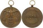 Österreich Tragbare Bronzemedaille v. Grienauer, Erinnerungsmedaille für Weltkriegsteilnehmer 1914 - 1918 -