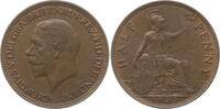 Großbritannien, Königreich 1/2 Penny George V., 1910 - 1936 -