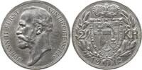 Liechtenstein, Fürstentum 2 Kronen Johann II., 1858 - 1929, Wien -