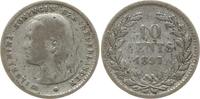 Niederlande, Königreich 10 Cents 1897 Wilhelmina, 1890 - 1948 VF