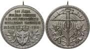 Tragbare versilberte Bronzemedaille 1910 Bayern, Königreich, Stadt Traunstein Schützenmedaille, a.d. 600-jährige Jubil., kgl. priv. Feuerschützen...