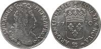 Frankreich, Königreich 44 Sols de Strasbourg 1710 BB Louis XIV., 1643 - 1715, Straßburg Selten, VF-EF, min. ber., min. grüne Flecken