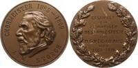 Österreich, 1. Republik, Stadt Wien Große Bronzemedaille 1936 Sign. A. Fiala, 75 Jahre MGV Eichenkranz Wien, Chormeister A.M. Storch Sehr selten,...