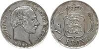 1 Krone 1875 Dänemark, Königreich Christian IX., 1863 - 1906 Fast vorzüglich