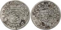 Plaquette (1/2 Escalin, 14 Liards) 1751 Bistum Lüttich Johann Theodor von Bayern, 1744 - 1763 Sehr schön, kl. Flecken