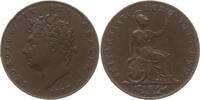 Großbritannien 1/2 Penny George IV., 1820 - 1830 -