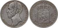 1 Gulden 1848 Niederlande, Königreich Willem II., 1840 - 1849 Sehr schön