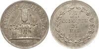 Frankreich, 2. Republik, Stadt Paris Versilberte Bronzemedaille Fête de la Concorde 21 Mai 1848, Bannière du Travail -