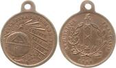 Frankreich, 2. Republik Tragbare Miniatur - Bronzemedaille a.d. Februarrevolution, Journées de Février, Elle Fera le Tour du Monde -